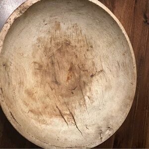 Rustic Wooden dough  Bowl